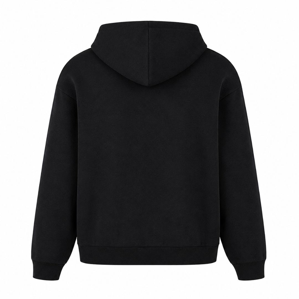 TWENTYONE CHERRY BASIC Oversized Hoodie - Schwarz - Rueckseite