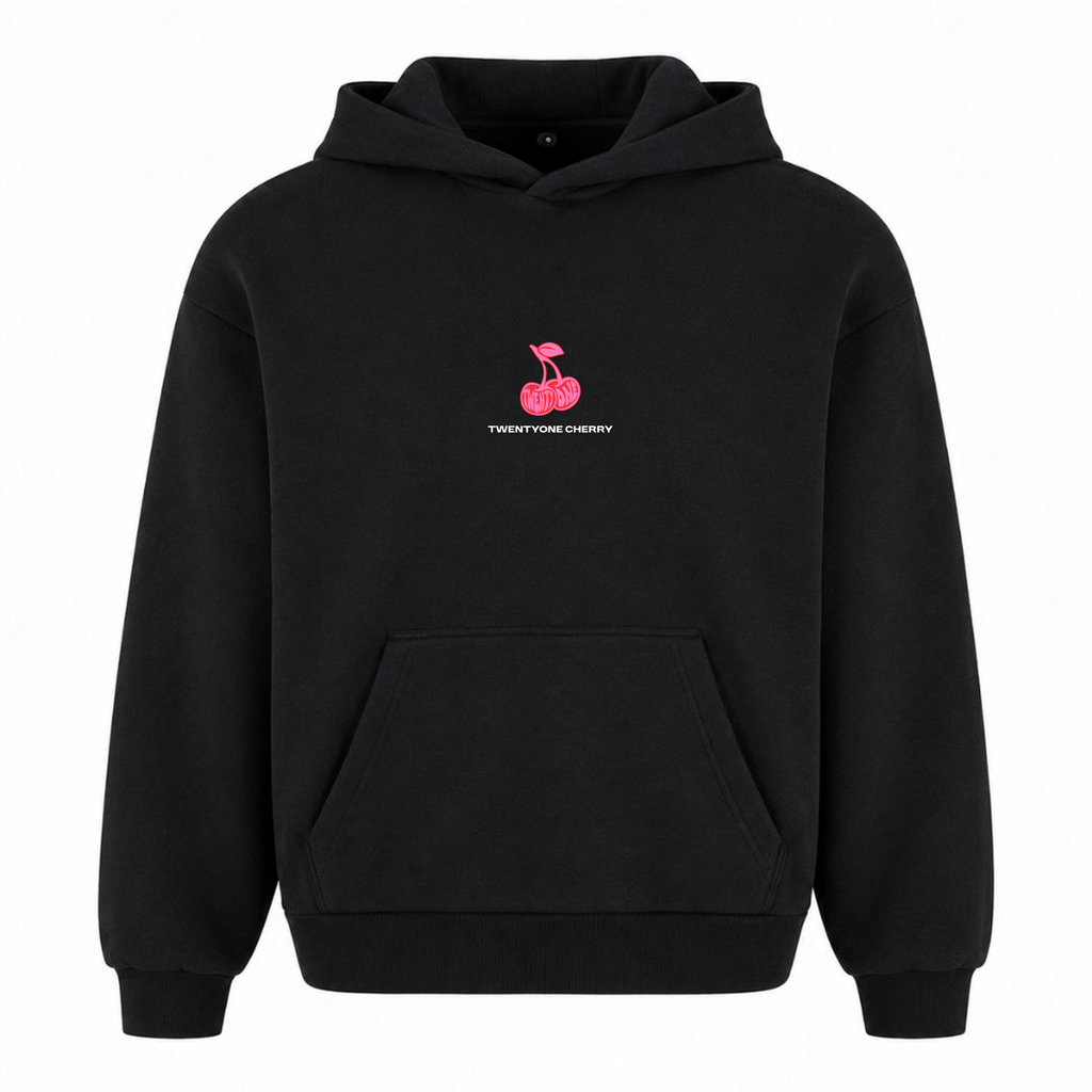 TWENTYONE CHERRY BASIC Oversized Hoodie - Schwarz