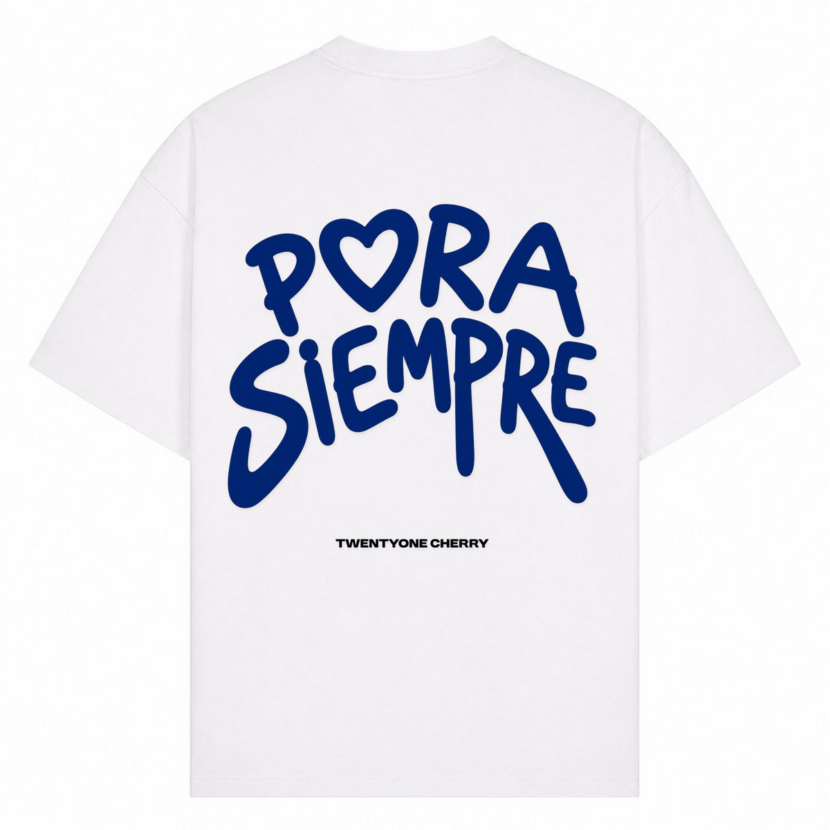 Para Siempre Oversized Shirt - Weiß - Rueckseite
