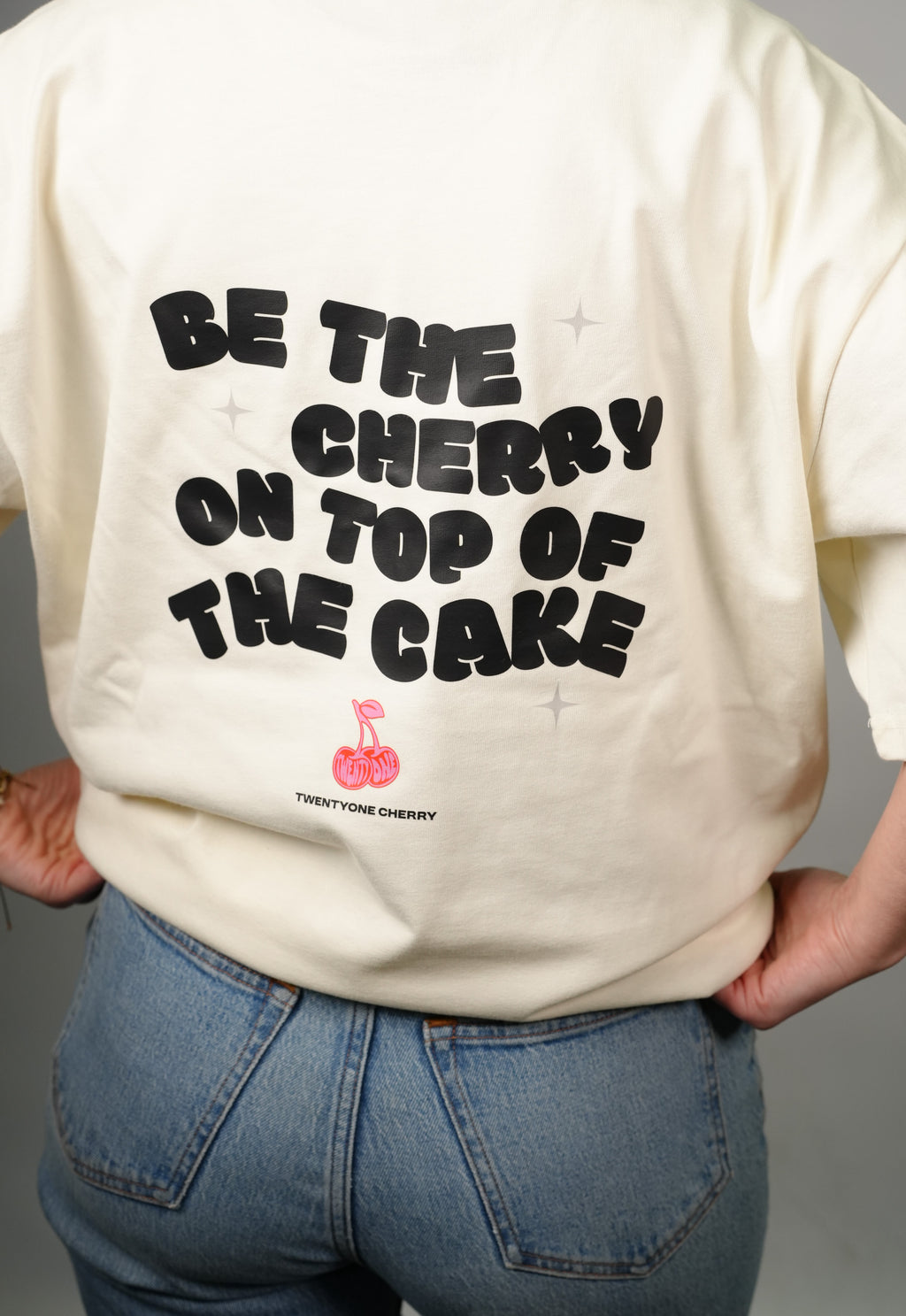 BE THE CHERRY ON TOP OF THE CAKE Oversized Shirt