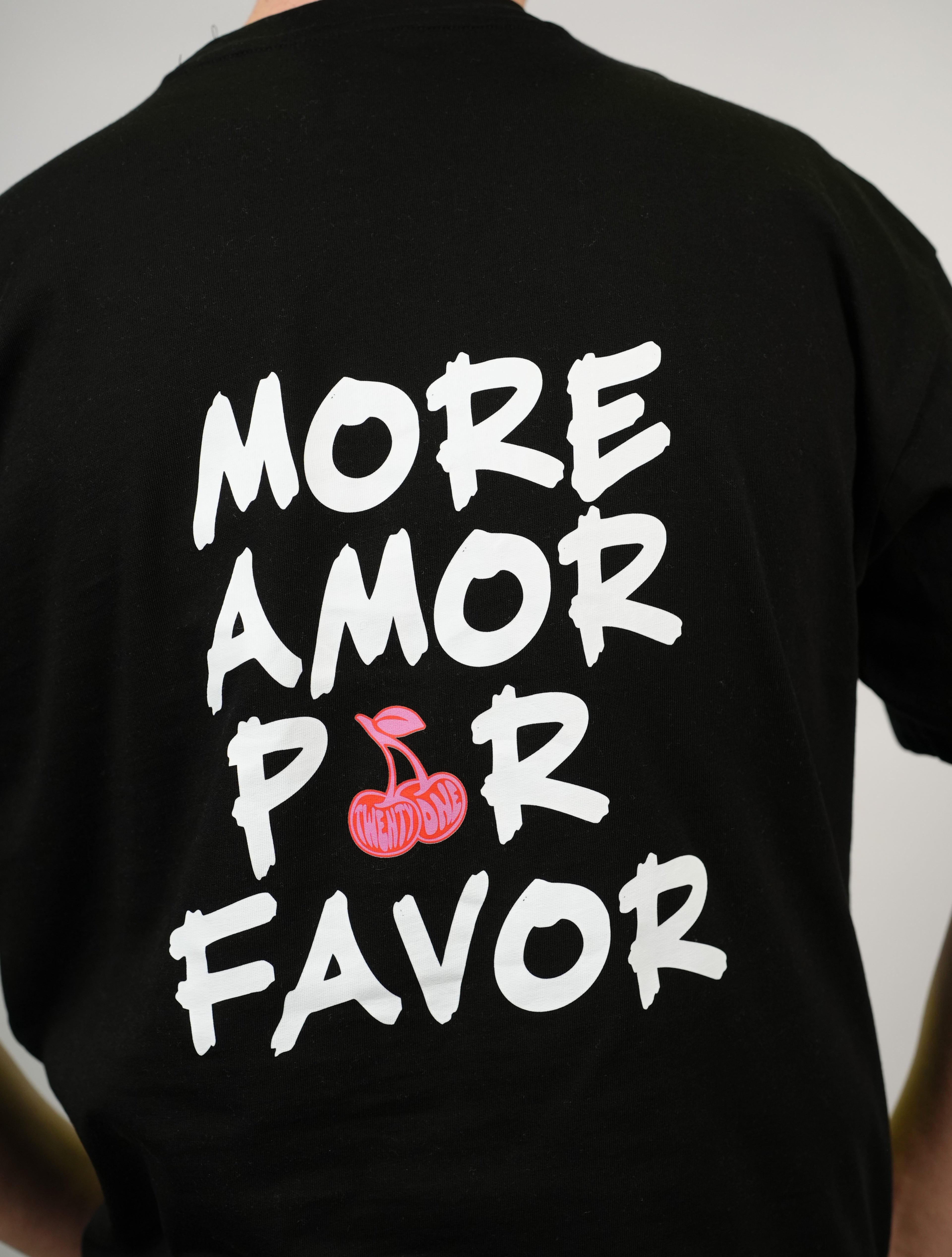 MORE AMOR POR FAVOR Oversized Shirt