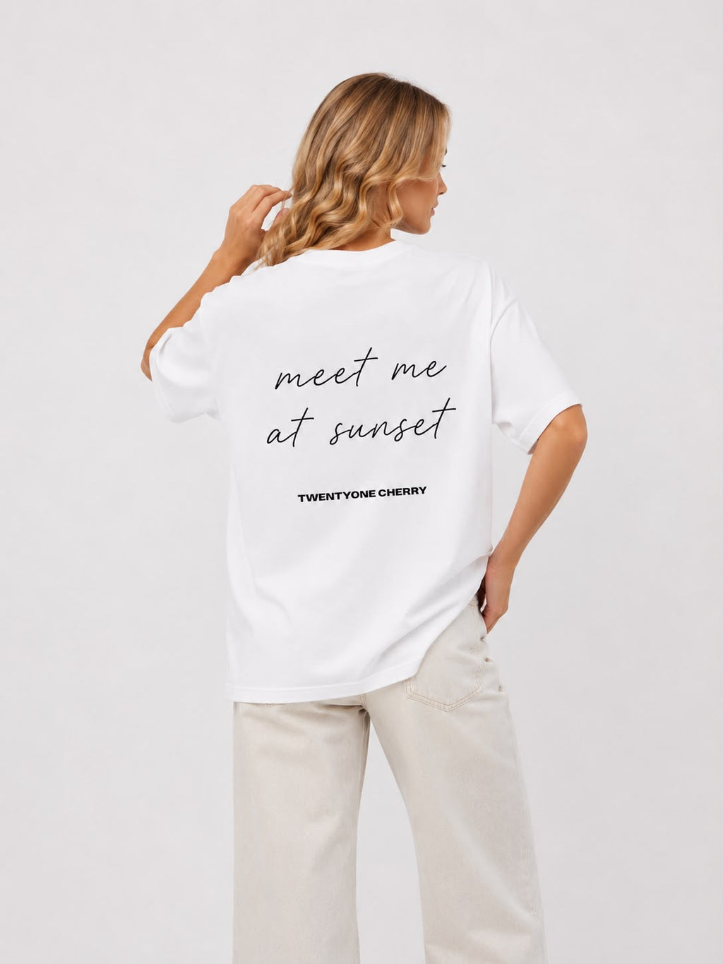 Meet Me At The Sunset Oversized Shirt