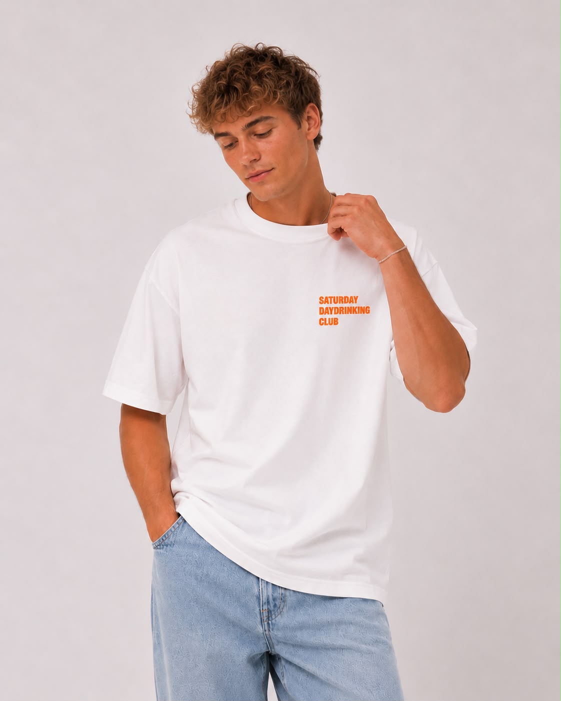 Saturday Daydrinking Club Oversized Shirt