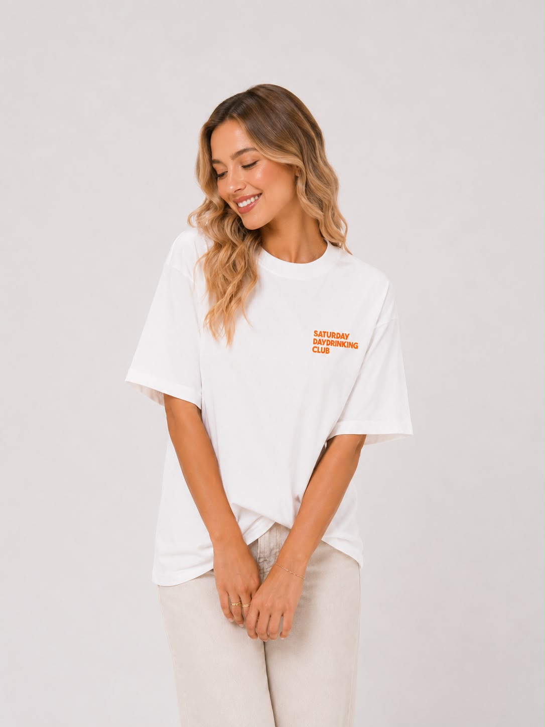 Saturday Daydrinking Club Oversized Shirt