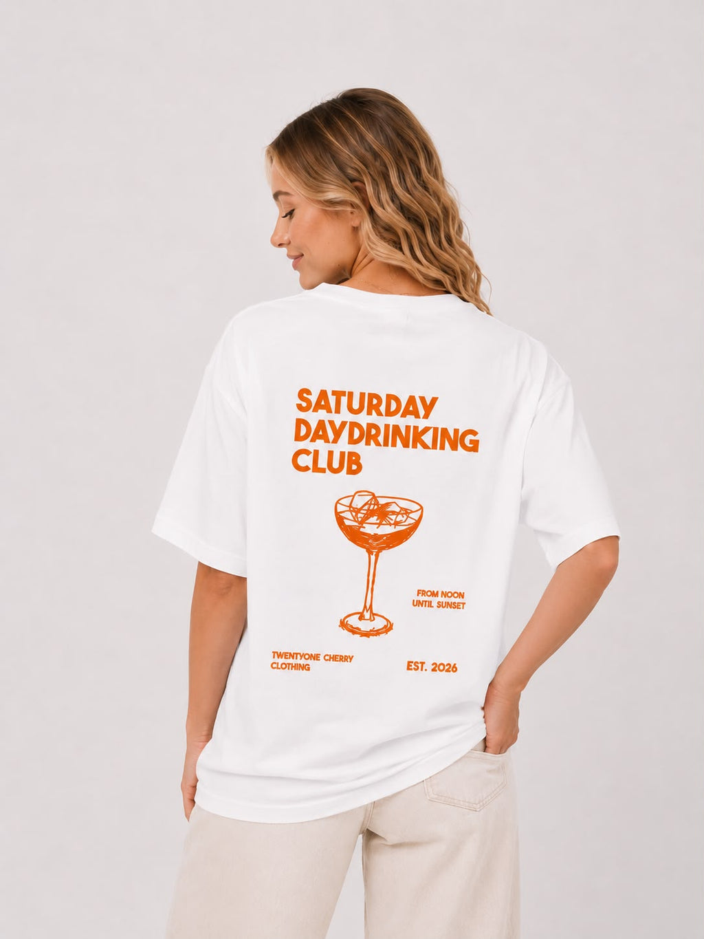 Saturday Daydrinking Club Oversized Shirt